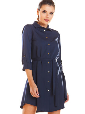 Infinite You Infinite You Sukienka letnia M200 Granatowy Basic Fit