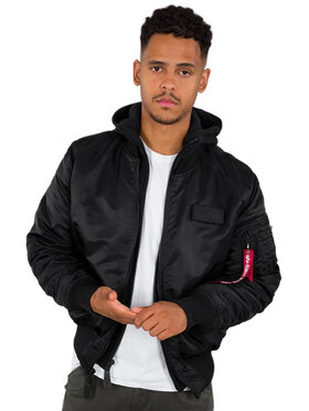 Alpha Industries Alpha Industries Bundy bomber AI.128113-285-3XL Čierna Slim Fit
