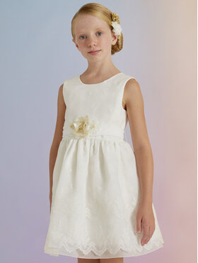 Abel & Lula Abel & Lula Rochie elegantă 5022 Alb Regular Fit