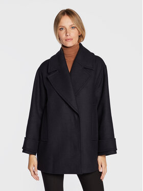 IVY OAK IVY OAK Wollmantel Carly IO1122F1050 Dunkelblau Relaxed Fit