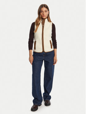 Barbour Barbour Prsluk LFL0055CR11 Écru Regular Fit