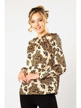 QUIOSQUE QUIOSQUE Bluzka QUIOSQUE 2NP001112 Beżowy Regular Fit
