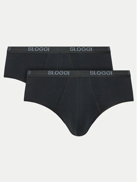 Sloggi Sloggi Σετ σλιπ 2 τμχ. 10020412 Μαύρο
