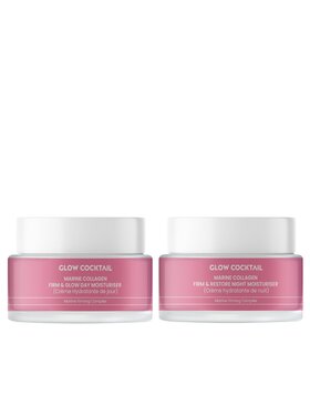 Glow Cocktail Glow Cocktail Zestaw Firm & Glow + Firm & Restore: krem na dzień 50 ml + krem na noc 50 ml Krem do twarzy