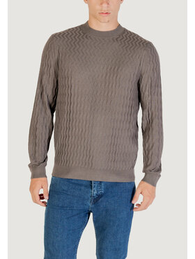 Armani Exchange Armani Exchange Maglione PULLOVER Marrone Over Fit