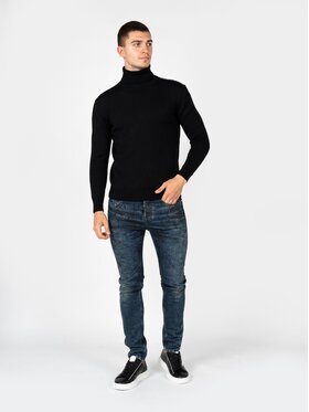 Les Hommes Les Hommes Πουλόβερ LBK1000585U Μαύρο Regular Fit
