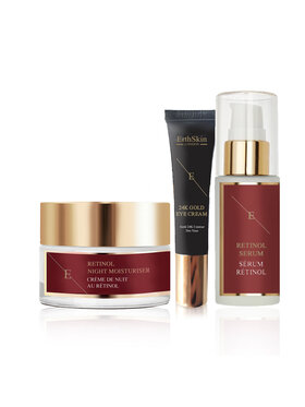 Erthskin London Erthskin London PRO RETINOL SERUM + PRO RETINOL KREM NAWILŻAJĄCY NA NOC + KREM POD OCZY Zestaw do pielęgnacji