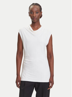 BOSS BOSS Majica Elamma 50541896 Bijela Slim Fit