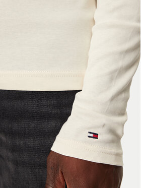 Tommy Hilfiger Dolčevita MW0MW36451 Écru Regular Fit