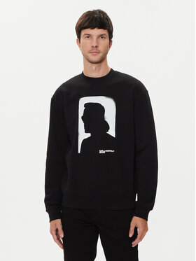 Karl Lagerfeld Jeans Karl Lagerfeld Jeans Sweatshirt 245D1807 Schwarz Regular Fit