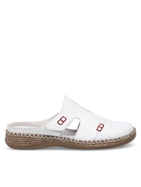 Rieker Rieker Pantoletten 46462-80 Weiß