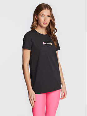 Under Armour Under Armour Póló Ua Gradient Pill 1374163 Fekete Regular Fit