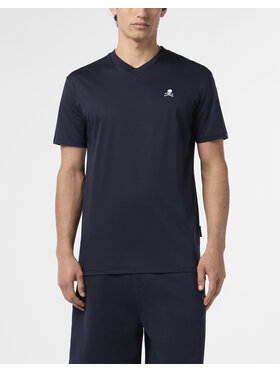PHILIPP PLEIN PHILIPP PLEIN Tričko 26253 Tmavomodrá Regular Fit