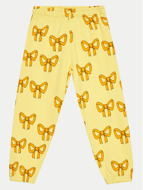 MINI RODINI Mini Rodini Pantaloni da tuta Bow 2473013323 Giallo Regular Fit