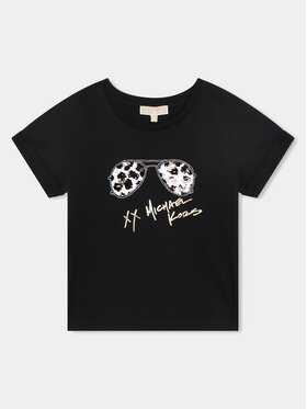 MICHAEL KORS KIDS MICHAEL KORS KIDS T-Shirt R15201 Czarny Regular Fit
