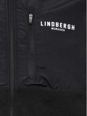 Lindbergh Flis 30-320084 Crna Relaxed Fit