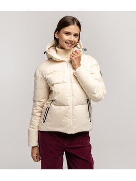 Lee Cooper Lee Cooper Kurtka puchowa MOLLY 0101 Écru Regular Fit
