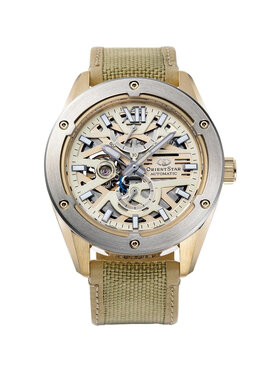 Orient Star Orient Star Zegarek RE-BZ0005G00B Beżowy