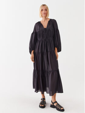 Liviana Conti Liviana Conti Každodenné šaty L3SS52 Čierna Relaxed Fit