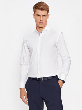 Boss Boss Marškiniai H-Hank-Spread-C6-233 50502652 Balta Slim Fit