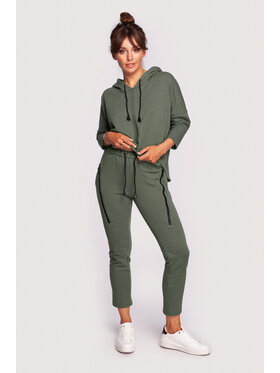 BeWear BeWear Spodnie damskie B240 Khaki Comfort Fit