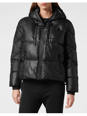 Plein Sport Plein Sport Vatovaná bunda 153 Čierna Regular Fit