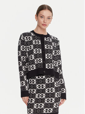 PINKO PINKO Kardigan Found Someone 106043 A2YD Czarny Regular Fit