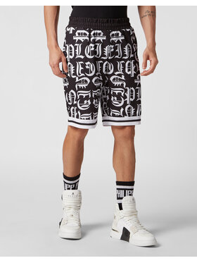 PHILIPP PLEIN PHILIPP PLEIN Pantaloncini sportivi 8479 Nero Jogger Fit