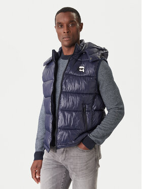 KARL LAGERFELD KARL LAGERFELD Prsluk 505023 554590 Tamnoplava Regular Fit