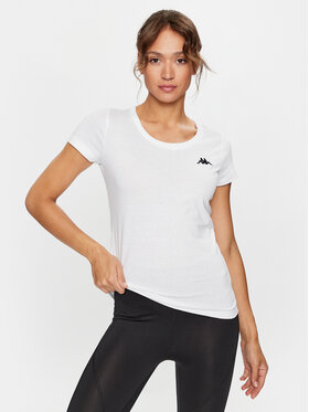 Kappa Kappa Тишърт 709427 Бял Regular Fit