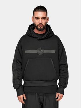 MADE BY SOCIETY MADE BY SOCIETY Kurtka anorak RELAXED FIT - H17497 Czarny Basic Fit