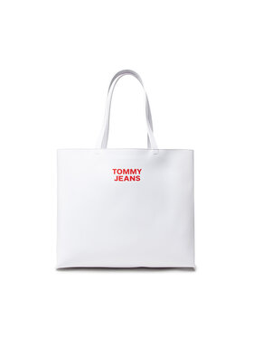 Tommy Jeans Tommy Jeans Borsetta Tjw Essential Pu Tote AW0AW10153 Bianco