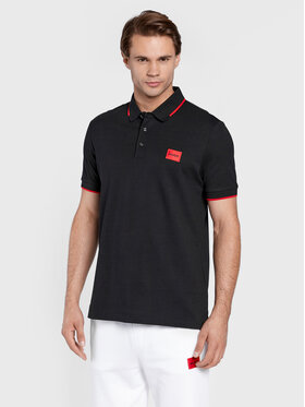 Hugo Hugo Polo Deresino 50467384 Czarny Slim Fit