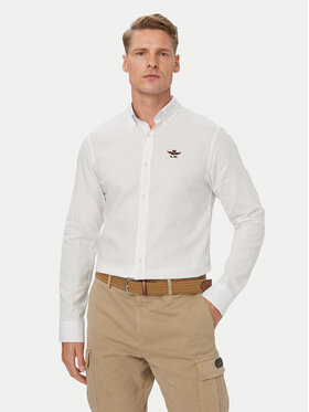 Aeronautica Militare Aeronautica Militare Košile 262CA1320UCT03532 Bílá Regular Fit