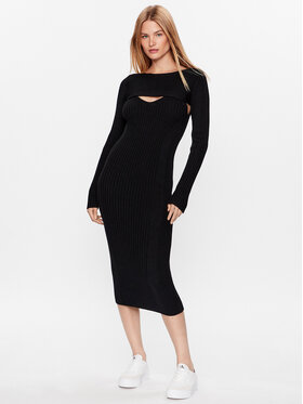 Calvin Klein Calvin Klein Strickkleid K20K205880 Schwarz Slim Fit