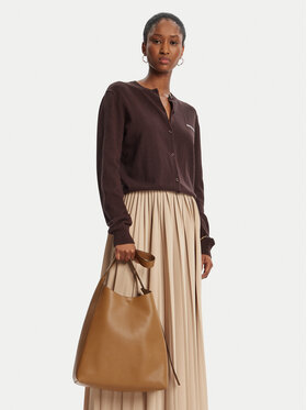 Tory Burch Tory Burch Τσάντα Romy Hobo 170964 Καφέ