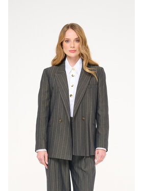 Castellani Castellani Marynarka Ivre Szary Regular Fit