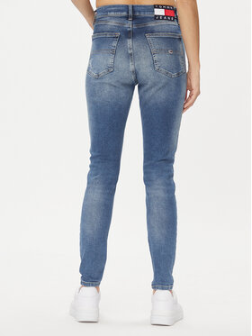 Tommy Jeans Jeans Hlače Sylvia DW0DW16030 Modra Skinny Fit