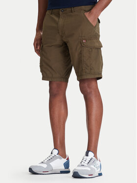 Napapijri Napapijri Pantaloncini di tessuto Noto 2.0 NP0A4HOQ Verde Regular Fit