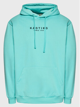Kaotiko Kaotiko Majica dugih rukava Unisex Vancouver AL006-03-G002 Zelena Relaxed Fit