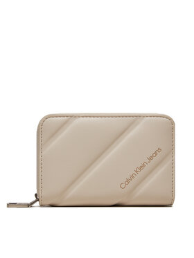 Calvin Klein Jeans Calvin Klein Jeans Malá dámská peněženka Quileted Med Zip K60K612256 Écru