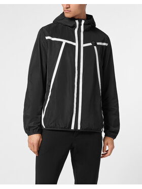 Plein Sport Plein Sport Wiatrówka 14209 Czarny Regular Fit