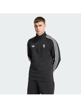 adidas adidas Bluza Juventus FC Originals Half Zip Czarny Regular Fit