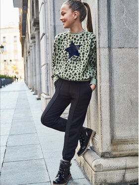 Mayoral Mayoral Spodnie dresowe 7.509 Czarny Regular Fit