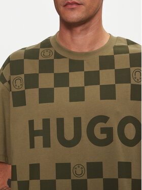 Hugo Majica Narliparo 50517942 Zelena Loose Fit