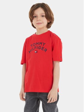 Tommy Hilfiger Tommy Hilfiger T-Shirt KB0KB08548 M Czerwony Regular Fit