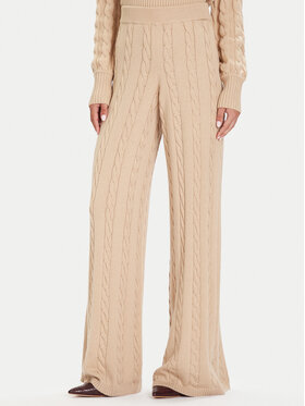 Guess Guess Плетени панталони W5BB52 Z1192 Бежов Regular Fit