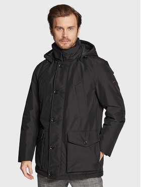 Boss Boss Ziemas jaka Osiass 50477966 Melns Relaxed Fit