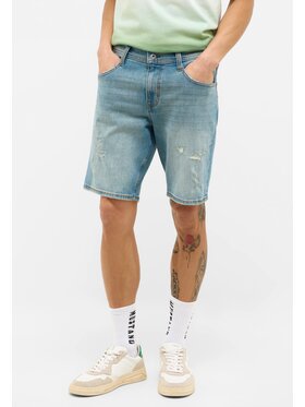 Mustang Mustang Szorty jeansowe Style Denver Shorts Niebieski Slim Fit