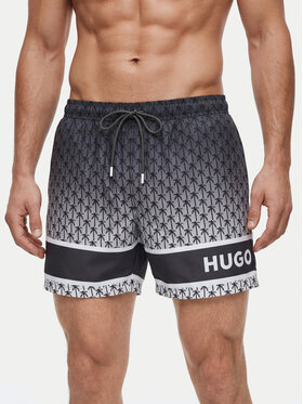 HUGO HUGO Plavecké šortky Palms 50561097 Šedá Regular Fit